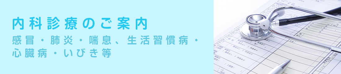 内科診療のご案内